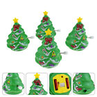  4 Pcs Uhrwerk-Weihnachtsbaum Urlaub Aufziehbares Spielzeug Weihnachten