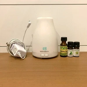 Used Essential Oil White Diffuser for Aromatherapy 120 ml + 3 Used Essential Oil - Picture 1 of 5