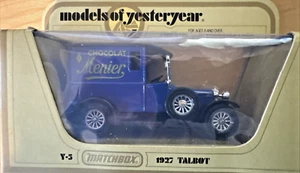 Matchbox Models of Yesteryear 1927 Talbot delivery Van 1:47 1978 Y-3 - Picture 1 of 10