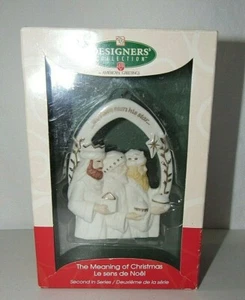 AMERICAN GREETINGS PORCELAIN "THE MEANING OF CHRISTMAS" 3 WISE MEN TREE ORNAMENT - Picture 1 of 4