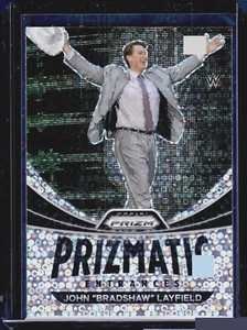 2023 Panini WWEJhn "Bradshaw" Layfield Prizmatic Entrances Disco Prizm #13 - Foto 1 di 2
