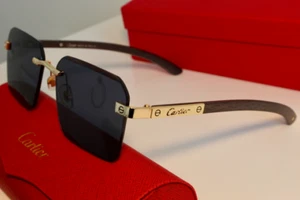 Cartier Rimless Sunglasses CT0411O - Picture 1 of 24