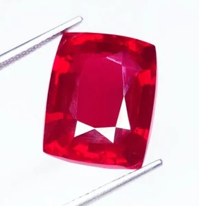 Rubino Rosso Naturale 18 Ct Gemma Sciolta Certificata Taglio Cuscino Gemma O07 - Foto 1 di 9