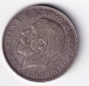 1918 ENGLISH  SILVER FLORIN    KGV   King George V - Foto 1 di 2