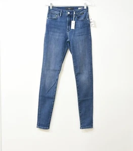 Mavi Alissa High Rise Super Skinny Women Blue Wash Zip Denim Jeans Sz 26 NWT - Picture 1 of 6