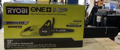 Motosierra RYOBI ONE+ HP 18V sin escobillas 12 pulgadas serie Whisper con batería de 6,0 Ah P2570 Foto 1 de 3