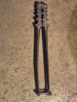 DE COLECCIÓN PEXTO WESTERN UNION LINEMANS ALICATES EMPALME HERRAMIENTA DE PRENSADO 630A Foto 1 de 4