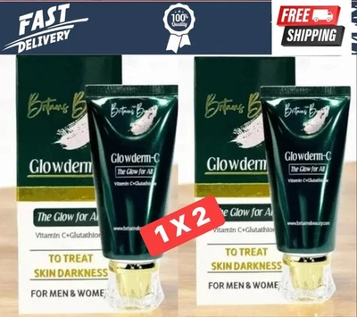 BRITIAN BEAUTY BB Glowderm-C Whitening Cream 50g | vitamin C & Glutathione|Brightens & Hydrates