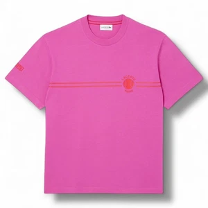 Men's Printed Embroidered Cotton Jersey T-Shirt - Picture 1 of 2