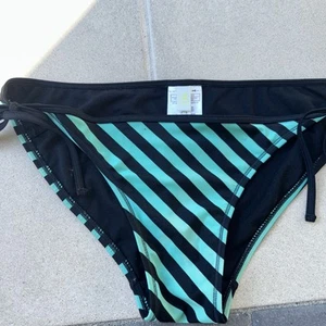 Adidas Neo Etiqueta Parte Inferior de Natación Mujer Bikini Ajustable Rayas Usado Una Vez Talla Med - Imagen 1 de 7