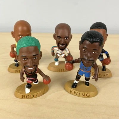 1997 Corinthian NBA Figures Lot Of 4 Rodman, Miller, Hill, Hardaway, Ewing - Image 1 of 4