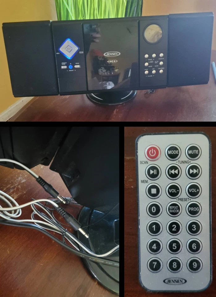 Sistema de CD montable en pared Jenson JMC 180B CON CONTROL REMOTO probado y funcionando usado  Foto 1 de 4