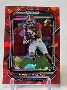 2023 Panini Prizm Draft Picks #47 Red Ice Jameson Williams Alabama - Picture 1 of 2