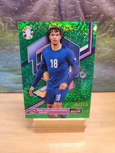 2023-24 Topps Finest Road to UEFA Euro Trent Alexander-Arnold Speckle Green /125 - Picture 1 of 2