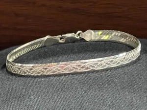 MILOR Italy 925 sterling silver bracelet Gold & silver Revisable  Vintage J50 - Picture 1 of 17