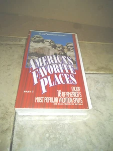 VCR AMERICA'S FAVORITE PLACES Part 1 1992 NIP - Picture 1 of 3