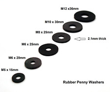 Gumowe podkładki penny M5x 15mm M6x 20mm M6x 25mm M8x 25mm M10x 30mm lub M12x 36mm