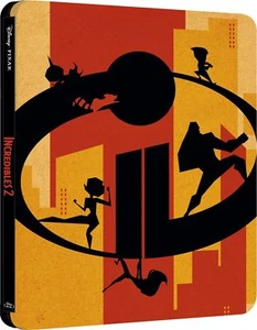 Disney Pixar Incredibles 2 3D + 2D Blu-ray Steelbook NEW SEALED UK Seller - Picture 1 of 1