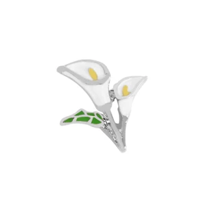Origami Owl Charm (new) WHITE CALLA LILY - (CH3481) - Picture 1 of 1