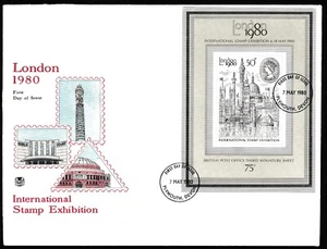 1980 LONDON INTERNATIONAL STAMP EXHIBITION DECIMAL STAMP FIRST DAY COVER #E144 - Picture 1 of 1