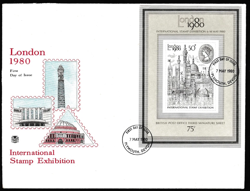 1980 LONDON INTERNATIONAL STAMP EXHIBITION DECIMAL STAMP FIRST DAY COVER #E144 - Image 1 of 1