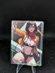 Mikasa Ackerman My Lord Please Stay Goddess Story Waifu Spicy TCG Single Card - Picture 1 of 1