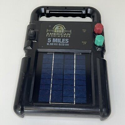 American Farm Works 5 Miles Solar Electric Fence Controller Battery Operated • 69.95$