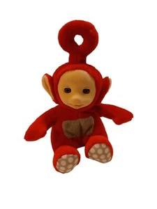 Figura de peluche roja Teletubbies Po 6" cara flocada juguete personaje pre-amado - Imagen 1 de 5