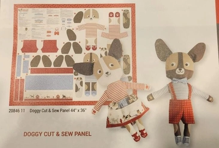 Moda Dog Daze de Stacy Iest Hsu 20846 11 Dog Daze 36" panel algodón Foto 1 de 1