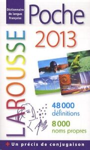 Dictionnaire Larousse Poche 2013
