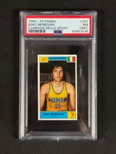 1969 Panini Campioni dello Sport - Dino Meneghin #287 Rookie - PSA 7 MC