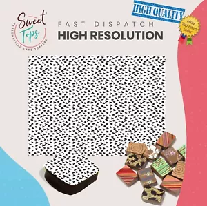 Chocolate Transfer Sheet (Love Hearts) Edible for Decorations A4 Size - Picture 1 of 2