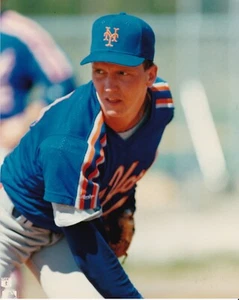 8 1/2 X 11 Foto Brillante de David Cone Mets de Nueva York {BBP157} - Imagen 1 de 1