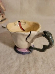 Heather Goldminc Dragonfly Teacup Signed 3" Tall - Picture 1 of 9