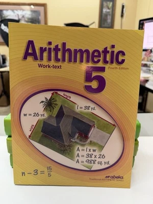 NEW Arithmetic 5 - Abeka 5Th Grade 5 Mathematics Student Work Text book - Image 1 of 4