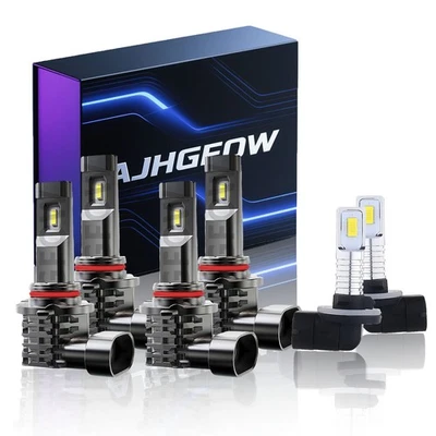 For Freightliner Coronado 132 Tractor Truck 2013-2016 LED Headlight Fog Bulbs 6x - Изображение 1 из 4