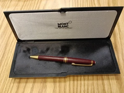 Bolígrafo Montblanc Meisterstück - Borgoña Resina Oro Borgoña ¡SIN RESERVA! Foto 1 de 4