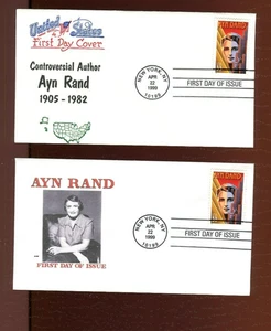 FDC Autor Ayn Rand Lot 2 - Bild 1 von 1