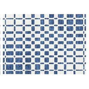 Chantille ACN871 Navy 1'8" x 2'6" Indoor/Outdoor, Machine Washable, Easy Clea... - Picture 1 of 5