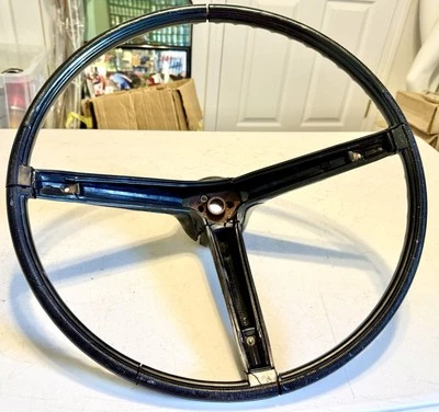 Volante de 3 radios negro 66 Buick Riviera 1966 original de fábrica OEM GM Foto 1 de 4