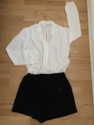 Patrizia Pepe Overall Weiß/schwarz Gr.34(it.40) - Bild 1 von 4