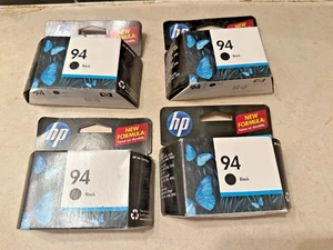 4 ORIGINAL NEUE HP 94 (C8765WN) Tintenpatronen schwarz - Bild 1 von 2