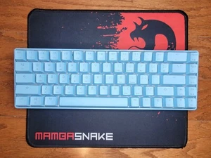 Mechanical Keyboard Gaming Mk14 RGB Backlight 68 Keys RGB 60 Percent - Picture 1 of 10