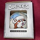 Buc-ees Ornament Ceramic Ball Baby?s First Christmas NEW