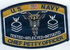 Chief Petty Officer Cpo Hat Patch Us Navy Goat Mascot Uss Pin Up Promotion Gift