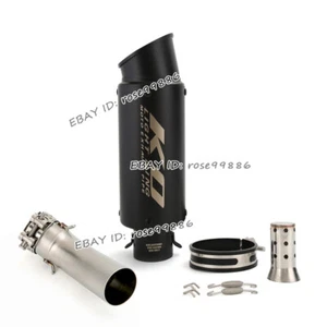 For Kawasaki Ninja ZX4R Ninja ZX4RR 2023-2025 Exhaust Mid Pipe Black Muffler Tip - Picture 1 of 14