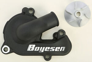 Boyesen Hy-Flow Water Pump Cover And Impeller Kit Black WPK-44B
