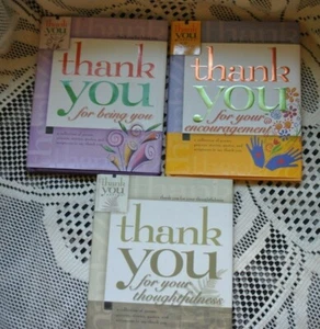 S/3 Thank You for Your Thoughtfulness Encouragement Being You Howard Publishing - Picture 1 of 3