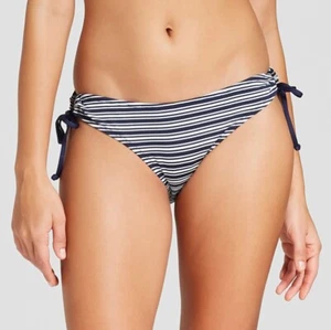 Parte inferior de bikini Mossimo Supply Co. para mujer ojo de cerradura a rayas cuerda cielo estrellado talla S - Imagen 1 de 10
