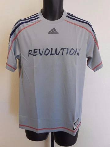 NEW MLS New England Revolution Adult Mens Sizes S-M-2XL Adidas Climalite Jersey Cover